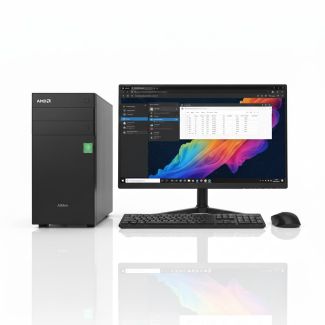 PC Desktop Econômico AMD Athlon, 4GB RAM, 1TB HD