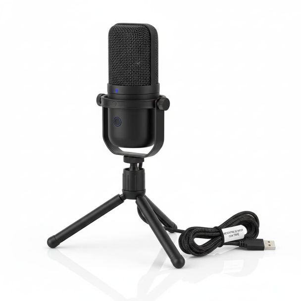 Microfone de Mesa com Tripé