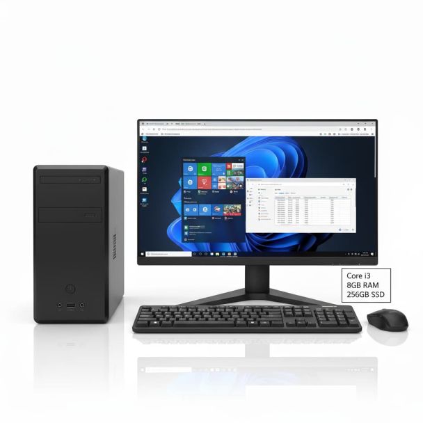 Mini PC Core i3, 8GB RAM, 256GB SSD